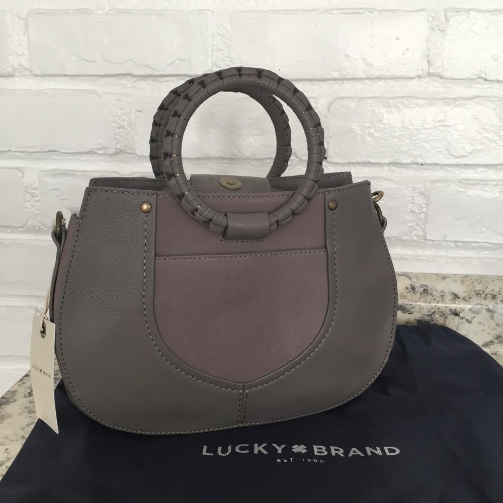 NWT Lucky Brand Leta Crossbody - Titanium